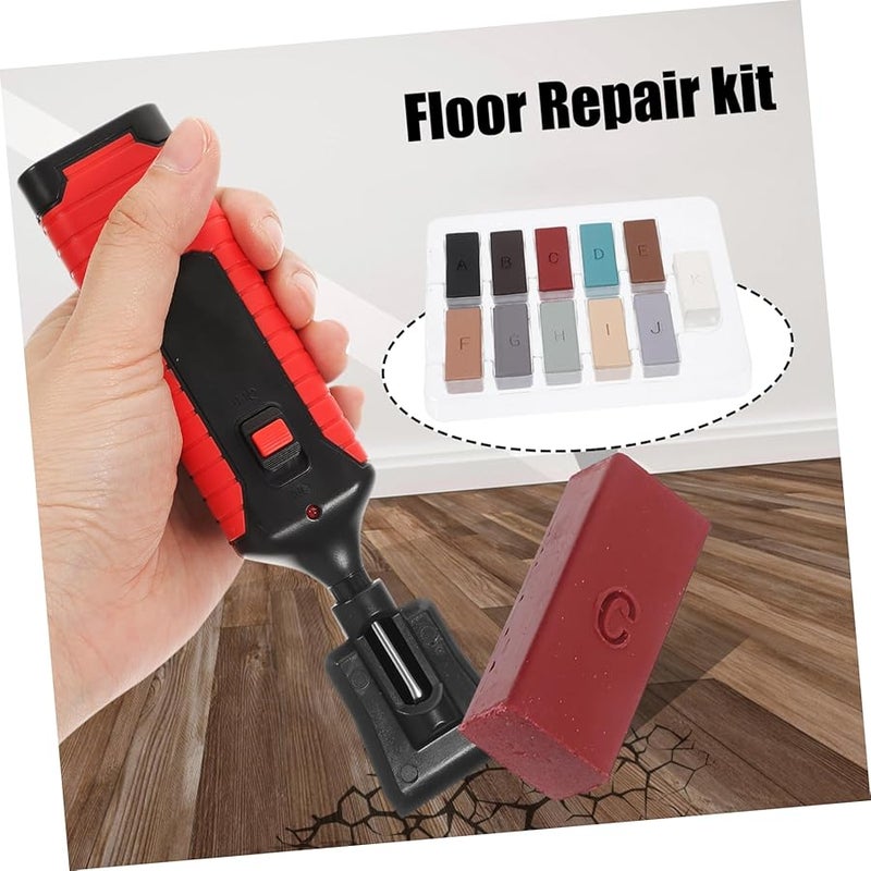 Minkissy Wood Floor Repair Kit With Heat Pen For Scratches Stains And Cracks - Image 3